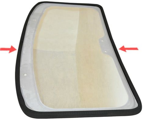 Customized 10*8mm Sunroof Rubber Seal Strip for Universal Bus Windows and Windshield