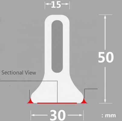 20-90 Shore A Hardness Sealing Strip for Bathroom Shower Room and Toilet Water Blocking